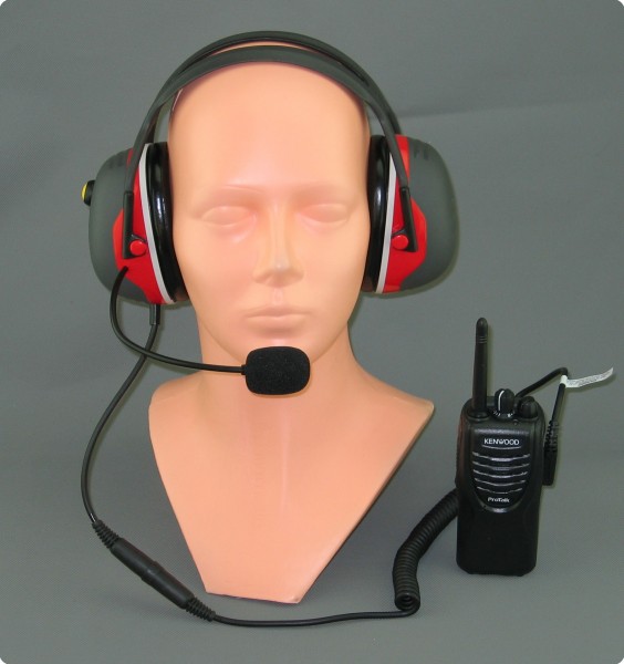 Kenwood / X-Serie Lärmschutz / Gehörschutz PTT-Headset, EN352,CE